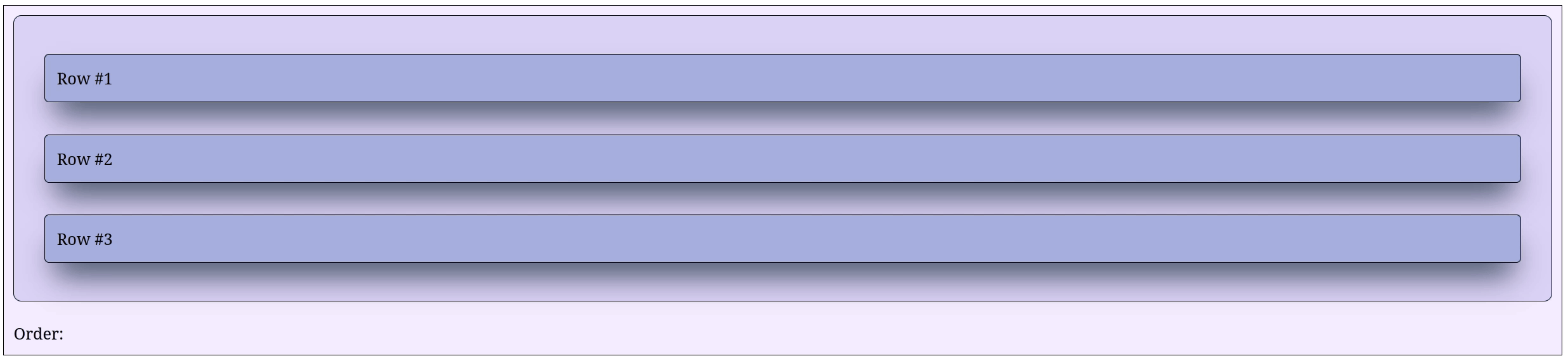 A gif showing a sortable list with the first item locked.